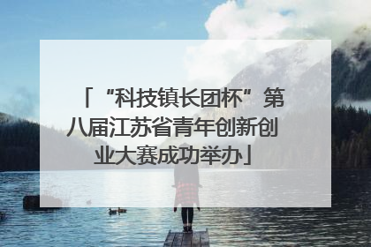 “科技镇长团杯”第八届江苏省青年创新创业大赛成功举办