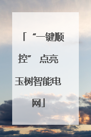 “一键顺控” 点亮玉树智能电网