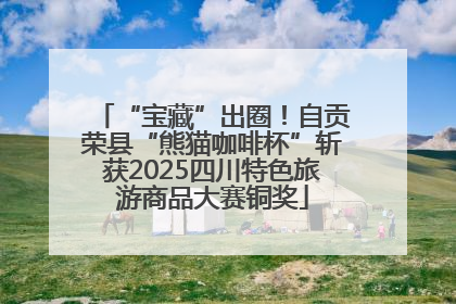 “宝藏”出圈！自贡荣县“熊猫咖啡杯”斩获2025四川特色旅游商品大赛铜奖