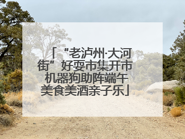 “老泸州·大河街”好耍市集开市 机器狗助阵端午美食美酒亲子乐