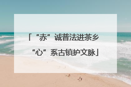 “赤”诚普法进茶乡 “心”系古镇护文脉