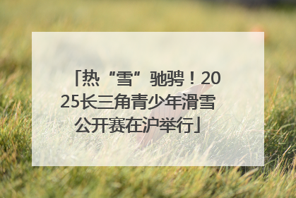 热“雪”驰骋！2025长三角青少年滑雪公开赛在沪举行