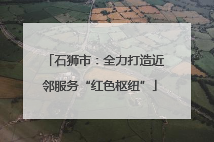 石狮市：全力打造近邻服务“红色枢纽”
