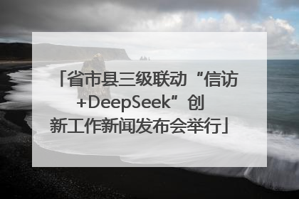 省市县三级联动“信访+DeepSeek”创新工作新闻发布会举行