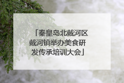 秦皇岛北戴河区戴河镇举办美食研发传承培训大会