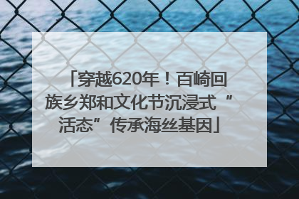 穿越620年！百崎回族乡郑和文化节沉浸式“活态”传承海丝基因