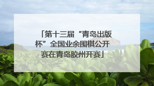 第十三届“青岛出版杯”全国业余围棋公开赛在青岛胶州开赛
