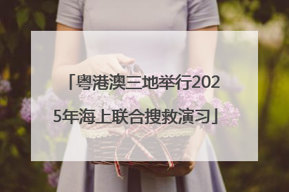 粤港澳三地举行2025年海上联合搜救演习
