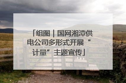 组图｜国网湘潭供电公司多形式开展“计量”主题宣传