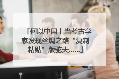 何以中国丨当考古学家发现丝绸之路“复制粘贴”版驼夫……