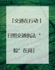 交通在行动丨日照交通执法“粽”在岗
