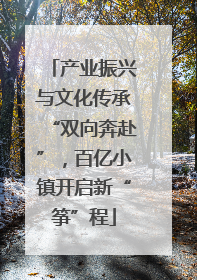 产业振兴与文化传承“双向奔赴”，百亿小镇开启新“筝”程