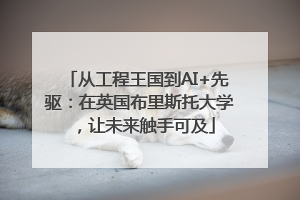 从工程王国到AI+先驱：在英国布里斯托大学，让未来触手可及