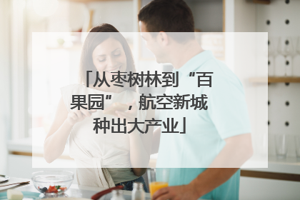 从枣树林到“百果园”，航空新城种出大产业