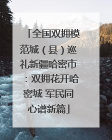 全国双拥模范城（县）巡礼新疆哈密市：双拥花开哈密城 军民同心谱新篇