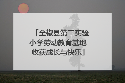 全椒县第二实验小学劳动教育基地收获成长与快乐