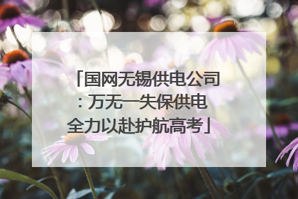 国网无锡供电公司：万无一失保供电 全力以赴护航高考