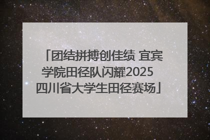团结拼搏创佳绩 宜宾学院田径队闪耀2025四川省大学生田径赛场