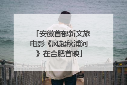 安徽首部新文旅电影《风起秋浦河》在合肥首映