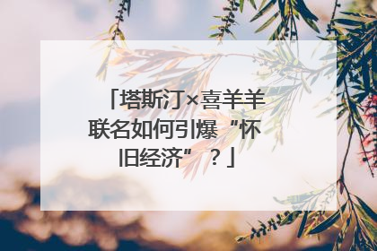 塔斯汀×喜羊羊联名如何引爆“怀旧经济”？