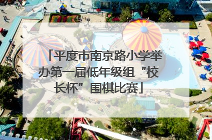 平度市南京路小学举办第一届低年级组“校长杯”围棋比赛
