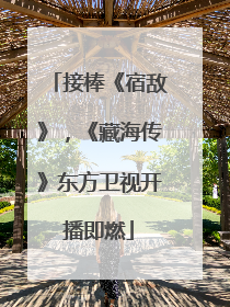 接棒《宿敌》，《藏海传》东方卫视开播即燃