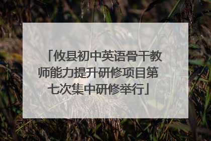 攸县初中英语骨干教师能力提升研修项目第七次集中研修举行