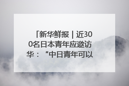 新华鲜报｜近300名日本青年应邀访华：“中日青年可以创造更好的未来”