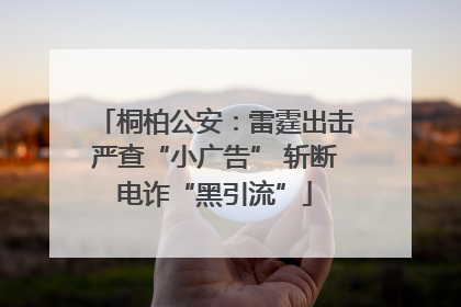 桐柏公安：雷霆出击严查“小广告” 斩断电诈“黑引流”