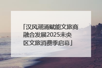汉风潮涌赋能文旅商融合发展2025未央区文旅消费季启幕