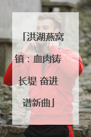 洪湖燕窝镇：血肉铸长堤 奋进谱新曲
