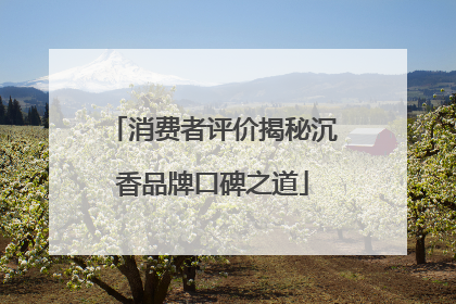 消费者评价揭秘沉香品牌口碑之道