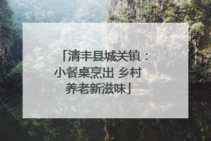 清丰县城关镇：小餐桌烹出 乡村养老新滋味