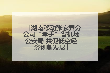 湖南移动张家界分公司“牵手”省机场公安局 共促低空经济创新发展
