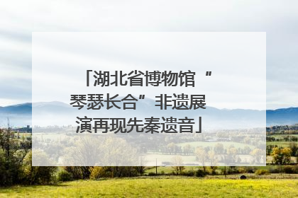 湖北省博物馆“琴瑟长合”非遗展演再现先秦遗音