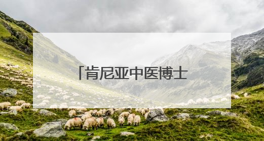肯尼亚中医博士：我愿做一根联通中非的银针