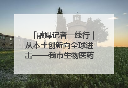 融媒记者一线行｜从本土创新向全球进击——我市生物医药产业破茧突围