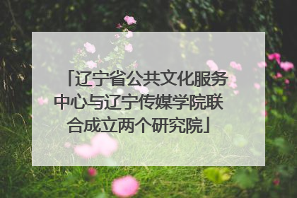 辽宁省公共文化服务中心与辽宁传媒学院联合成立两个研究院