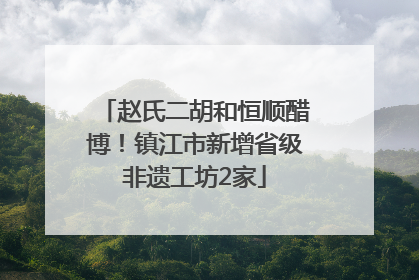 赵氏二胡和恒顺醋博！镇江市新增省级非遗工坊2家