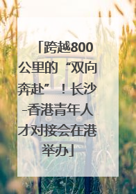 跨越800公里的“双向奔赴”！长沙-香港青年人才对接会在港举办