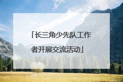 长三角少先队工作者开展交流活动