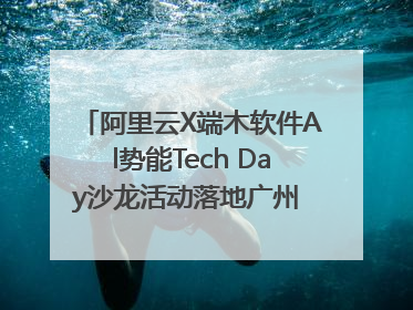 阿里云X端木软件Al势能Tech Day沙龙活动落地广州 邀您共启AI势能