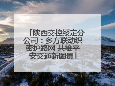 陕西交控绥定分公司：多方联动织密护路网 共绘平安交通新图景