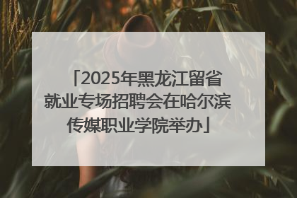 2025年黑龙江留省就业专场招聘会在哈尔滨传媒职业学院举办