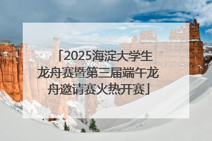 2025海淀大学生龙舟赛暨第三届端午龙舟邀请赛火热开赛