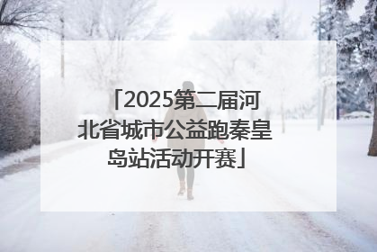 2025第二届河北省城市公益跑秦皇岛站活动开赛
