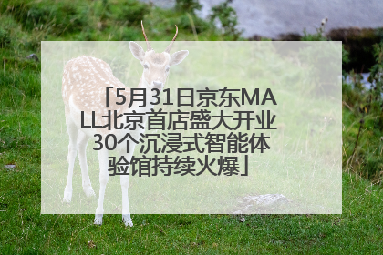 5月31日京东MALL北京首店盛大开业 30个沉浸式智能体验馆持续火爆